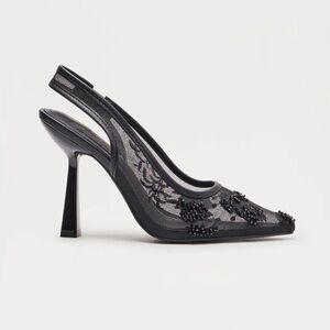 fashion nova florence embellished pumps -black